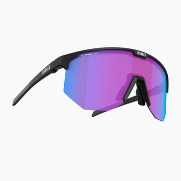 Bliz Hero Nano Optics Nordic Light S2 kerékpáros szemüveg matt fekete/világos begónia/ibolyakék multi