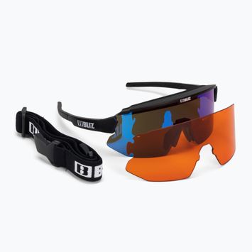 Bliz Breeze Small S3+S2 matt fekete / barna kék multi / narancssárga 52212-13 kerékpár szemüveg