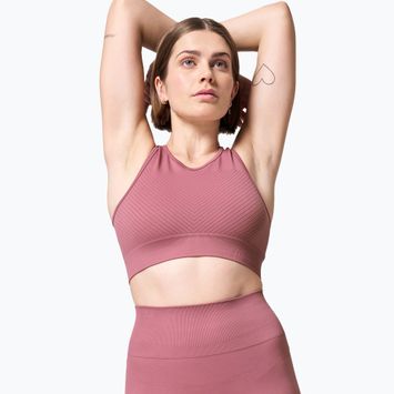 Casall Essential Block Seamless Sport női edzőfelső rózsaszín 22114