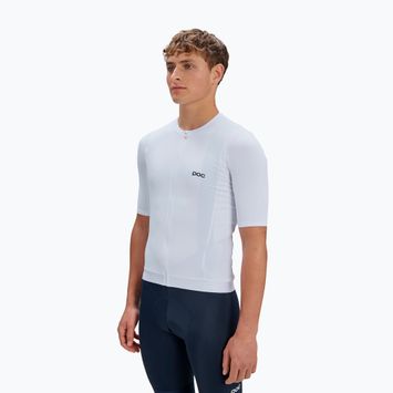 Férfi kerékpáros mez POC Cadence Jersey hydrogen white