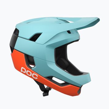 Kerékpáros sisak POC Otocon Race MIPS indicolite blue matt/carnelian orange matt