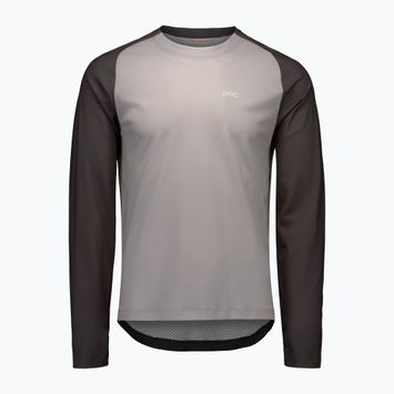 Férfi kerékpározás hosszú ujjú POC Motion Air Jersey gránit szürke