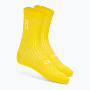 Gyermek kerékpáros zokni POC Essential Road aventurine yellow