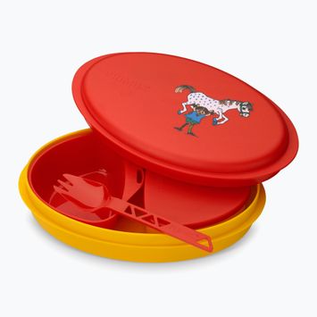 Primus utazó étkezési készlet Pippi piros
