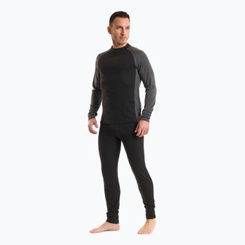 Férfi thermo alsónemű Pinewood Finnveden Base Layer fekete/sötétszürke