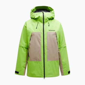 Férfi sídzseki Peak Performance Edge Insulated stand out green