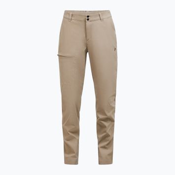 Női trekking nadrág Peak Performance Iconiq avid bézs bézs