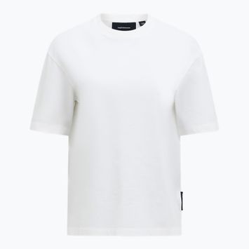 Női Peak Performance Heavy Cotton pamut póló fehér színben