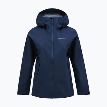 Női Peak Performance Trail Hipe Shell kabát kék árnyék
