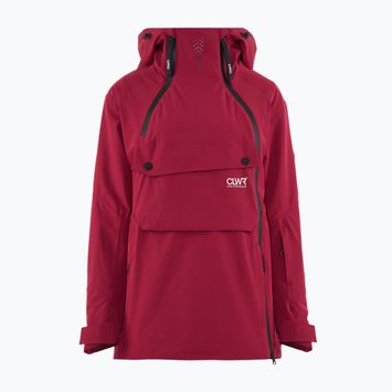 Női Colourwear Cake Anorak 2.0 málna piros snowboard kabát