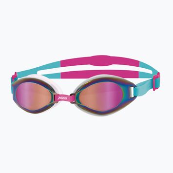 Zoggs Endura Mirror úszószemüveg aqua/rózsaszín/tükrös multi