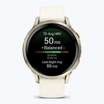 Okosóra Garmin Venu 4 41 mm lunar gold/bone