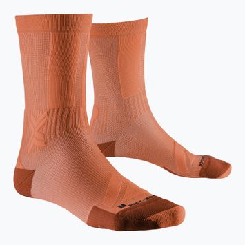 X-Socks Gravel Discover Crew naplemente narancssárga zokni