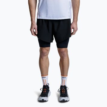 Férfi X-Bionic Efektor 2in1 futó rövidnadrág x fekete/x fekete