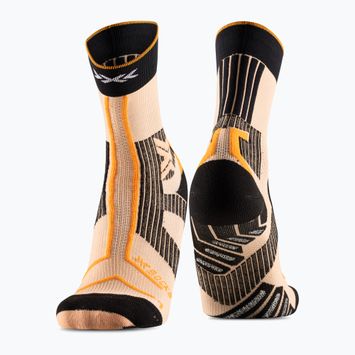 X-Socks Trailrun Terraskin Expert Crew zokni friss barack/x fekete/narancssárga zokni