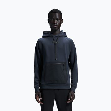Férfi pulóver On Running Hoodie midnight