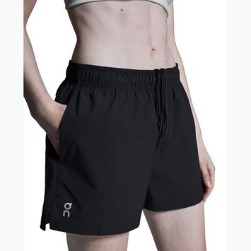 Női futóshort On 3" Core black