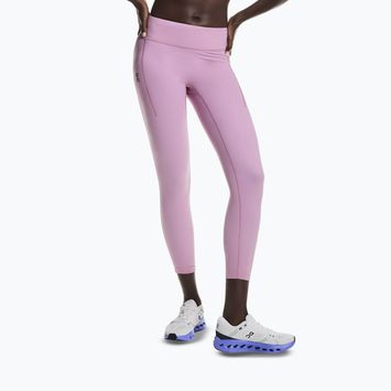 Női futó leggings On Performance Tights 7/8 cherry blossom