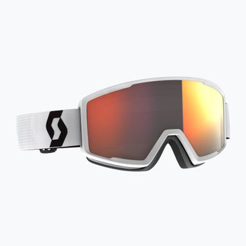 Síszemüveg SCOTT Factor Pro mineral white/black/solar red chrome