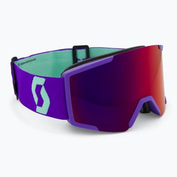 Síszemüveg SCOTT Shield deep purple/solar red chrome