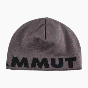 Mammut téli sapka Logo acél fekete