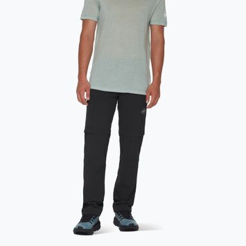 Férfi trekking nadrág Mammut Runbold IV Zip Off Regular fekete