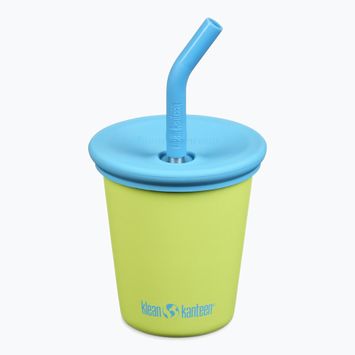 Klean Kanteen gyerek acél szívószálas fedél 296 ml lédús körte bögre (matt)