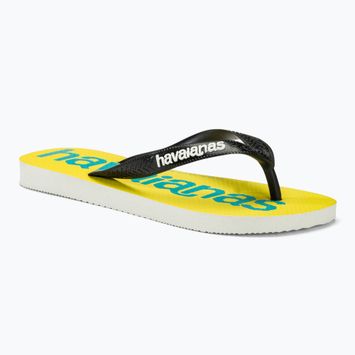 Havaianas Top Logomania 2 white / black flip-flop papucs