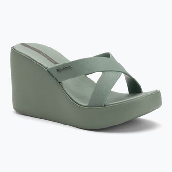 Női Ipanema High Fashion II Slide zöld/glitter zöld/szürke flip-flopok