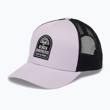 Black Diamond Trucker puha lila / fekete / fekete cam patch baseballsapka