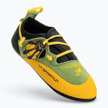 La Sportiva Stickit lime/ sárga gyermek mászócipő