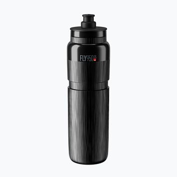 Kerékpáros kulacs Elite FLY Tex 950 ml black/grey logo