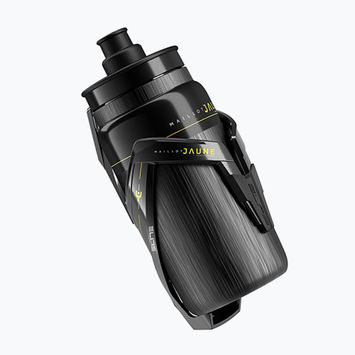 Kerékpáros készlet Elite Kosár Custom Race Plus + Palack Elite Fly Tex Maillot Jaune 550 ml black