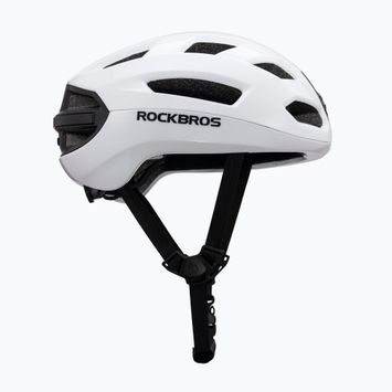 Kerékpáros sisak Rockbros 100036002 With Remote Control and Warning Light white