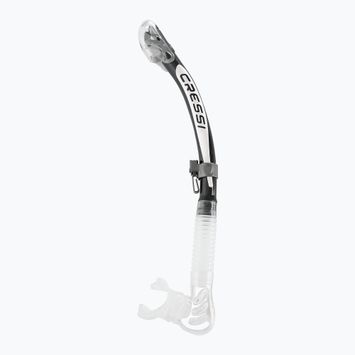 Cressi Alpha Ultra Dry átlátszó/fekete/fehér snorkel