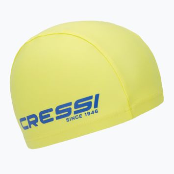Gyermek úszósapka Cressi Tago lime/kék