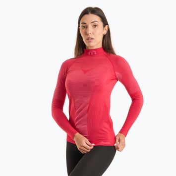 Női Mico Warm Control Mock Neck thermo póló rózsaszín IN01856