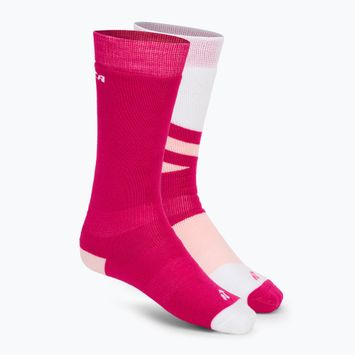 Gyerek sízokni Nordica Multisports Winter 2 db fuxia/ rose/ white