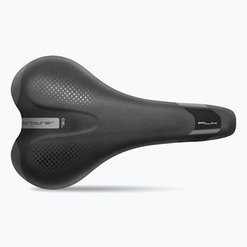 Sportourer FLX Man kerékpár nyereg Gel fekete