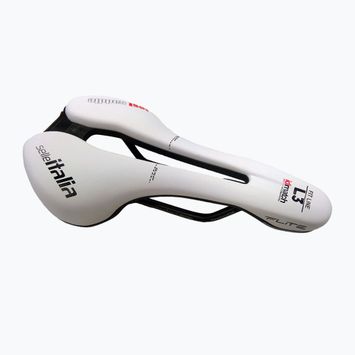 Kerékpár nyereg Selle Italia Flite Boost Superflow Tm Maganese Rail, Soft-Trek fehér