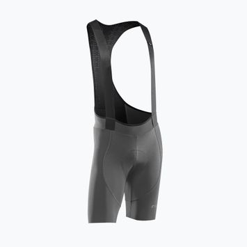 Férfi Northwave Fast Bibshort kerékpáros rövidnadrág sötétszürke