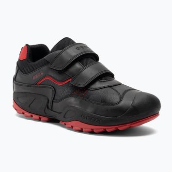 Junior cipő Geox New Savage black/red