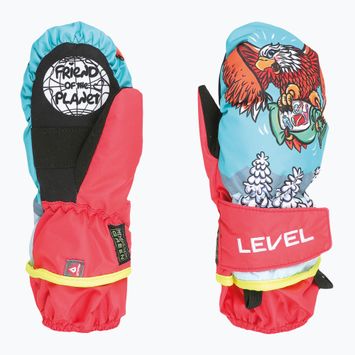 Gyerek síkesztyű Level Animal red