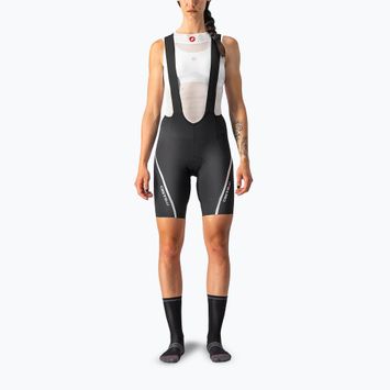 Női kerékpáros rövidnadrág Castelli Velocissima 3 fekete/ezüst