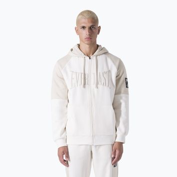 Férfi Everlast Neutrals Full Zip pulóver poros fehér/világos bézs