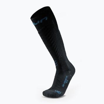Férfi sízokni UYN Ski One Comfort Fit black/blue poseidon