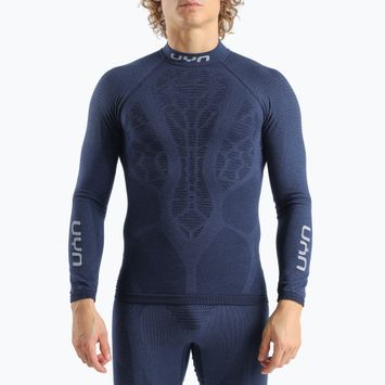 Férfi thermo hosszú ujjú felső UYN Elevatyon Biomorph LS Turtle Neck indaco