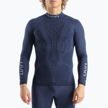 Férfi UYN Elevatyon Biomorph LS Turtle Neck termikus hosszú ujjú indaco