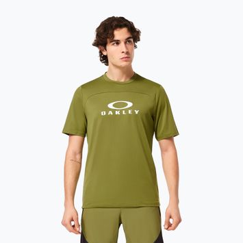 férfi kerékpáros mez Oakley Free Ride RC fern