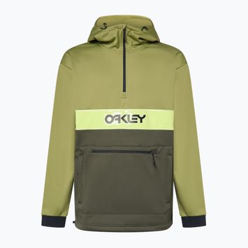 Pulóver softshell męska Oakley TNP Nose Grab Softshell Hoodie new dark brush/fern